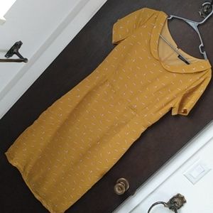 NWOT Mustard Racoon Dress